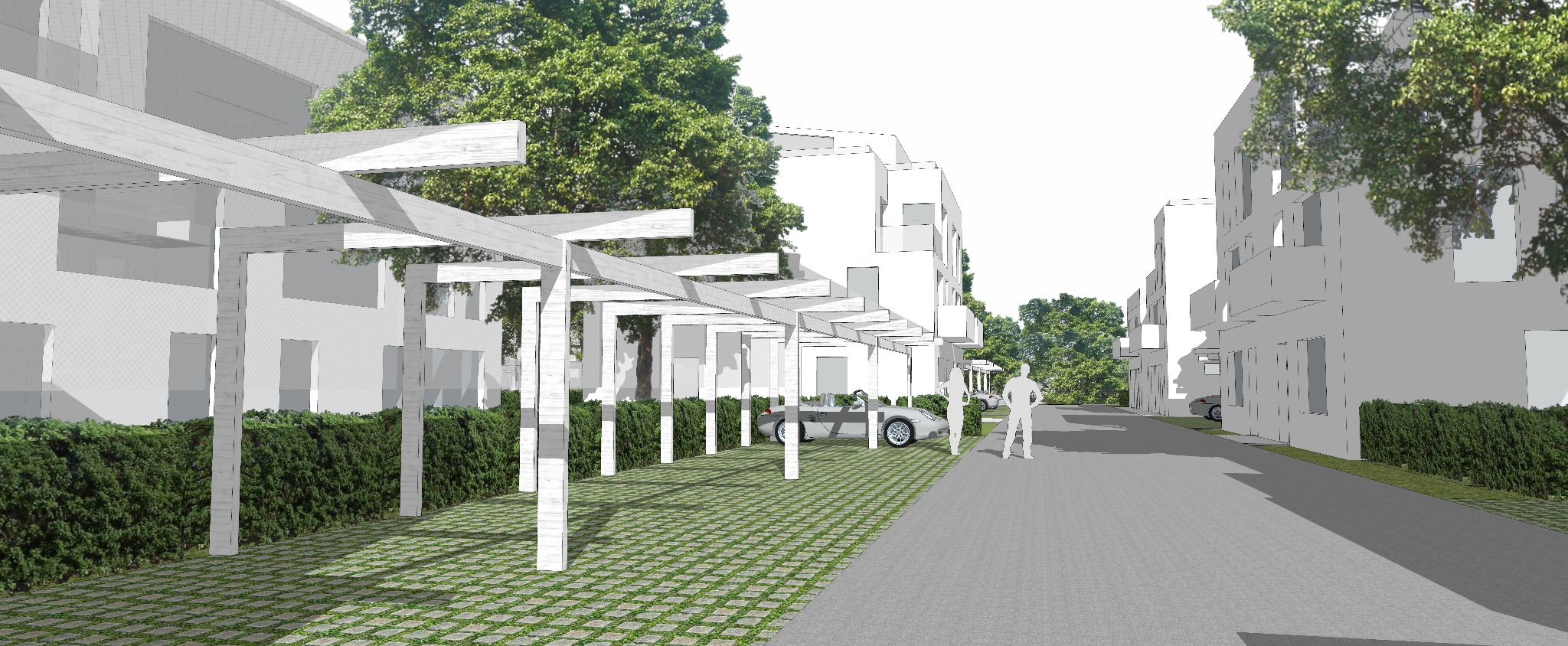 Warszawa Ul. Rokokowa Osiedle Domów Jednorodzinnych