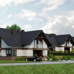 Projekt bliźniaków w Giebułtowie.