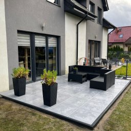 Robimy montaz tarasu z plyt lub kostki brukowej