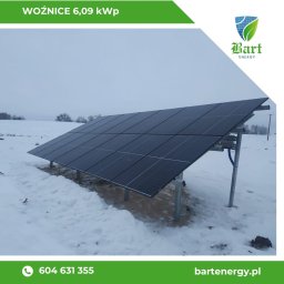 6,09 kWp 
Woźnice gm. Mikołajki