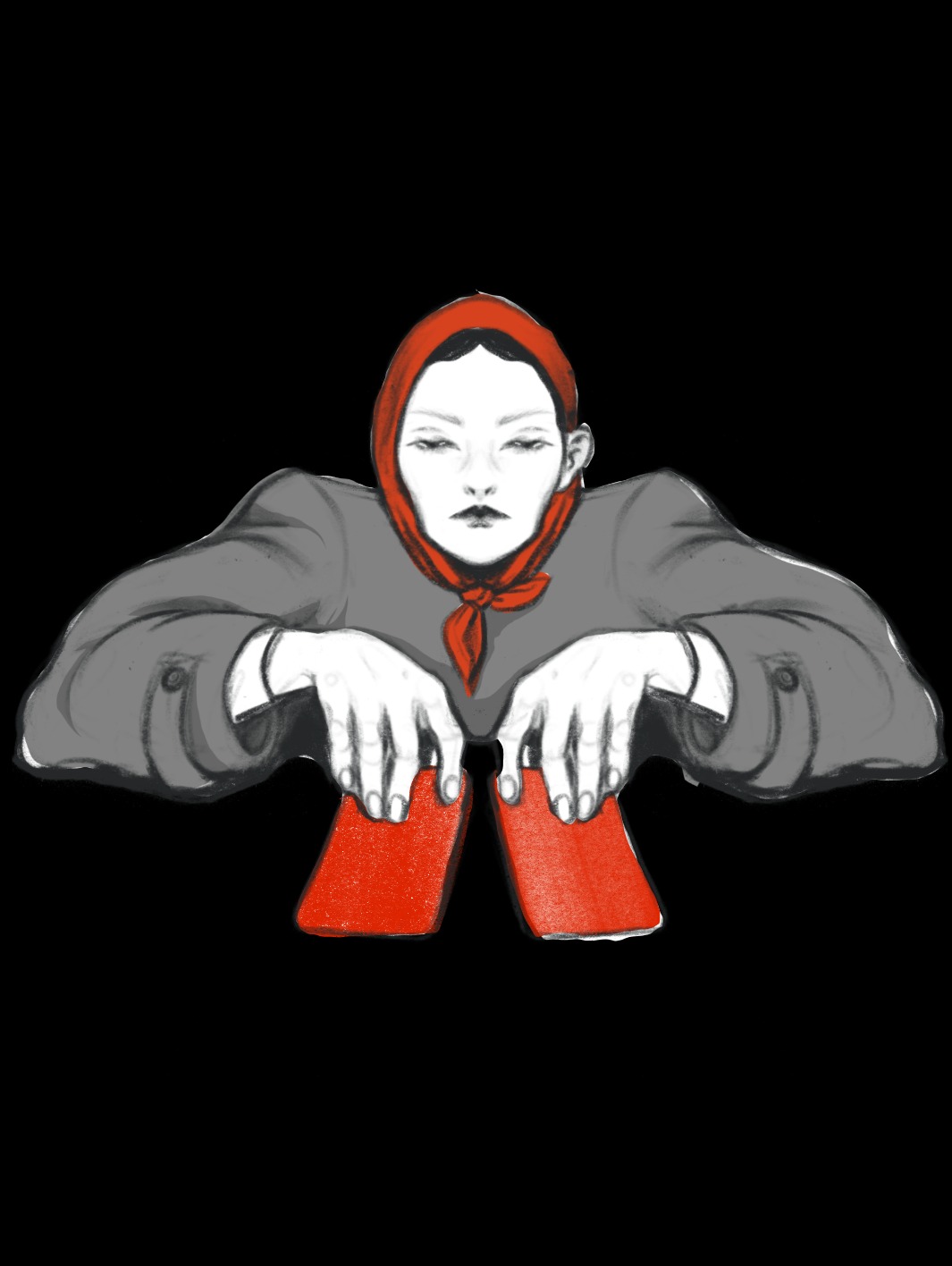 Postać stylizowana, ilustracja