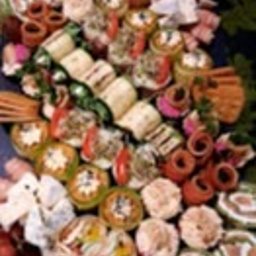 Patery z przekąskami