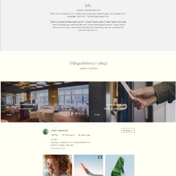 Przykład strony tworzonej dla klienta :)