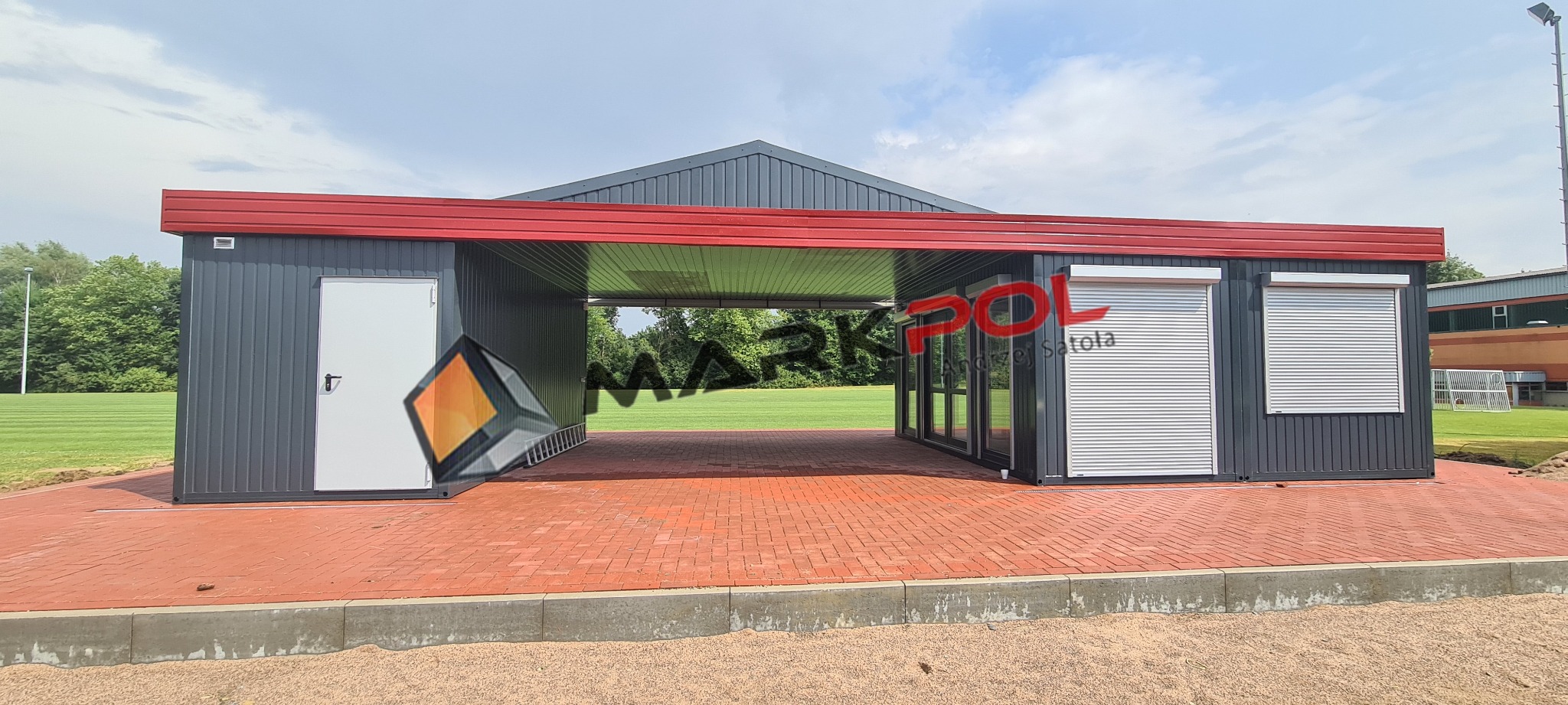 kontener handlowy, kontener socjalny, kontener biurowy