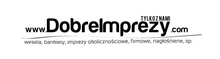 Logo firmy DobreImprezy.com oferującej DJ-a na wesela, bankiety i imprezy firmowe.