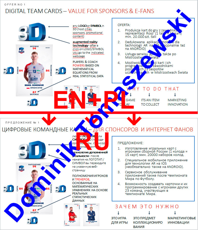 Wzór tłumaczenia z ANGIELSKIEGO i POLSKIEGO na ROSYJSKI