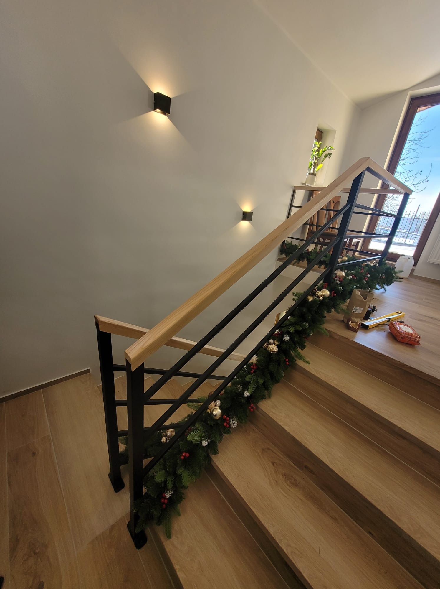 Balustrada schodowa wewnętrzna