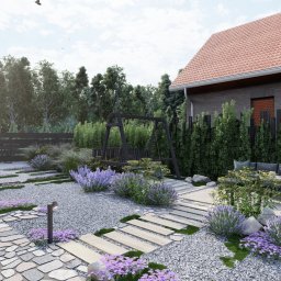 Projekt ogrodu wiejskiego 