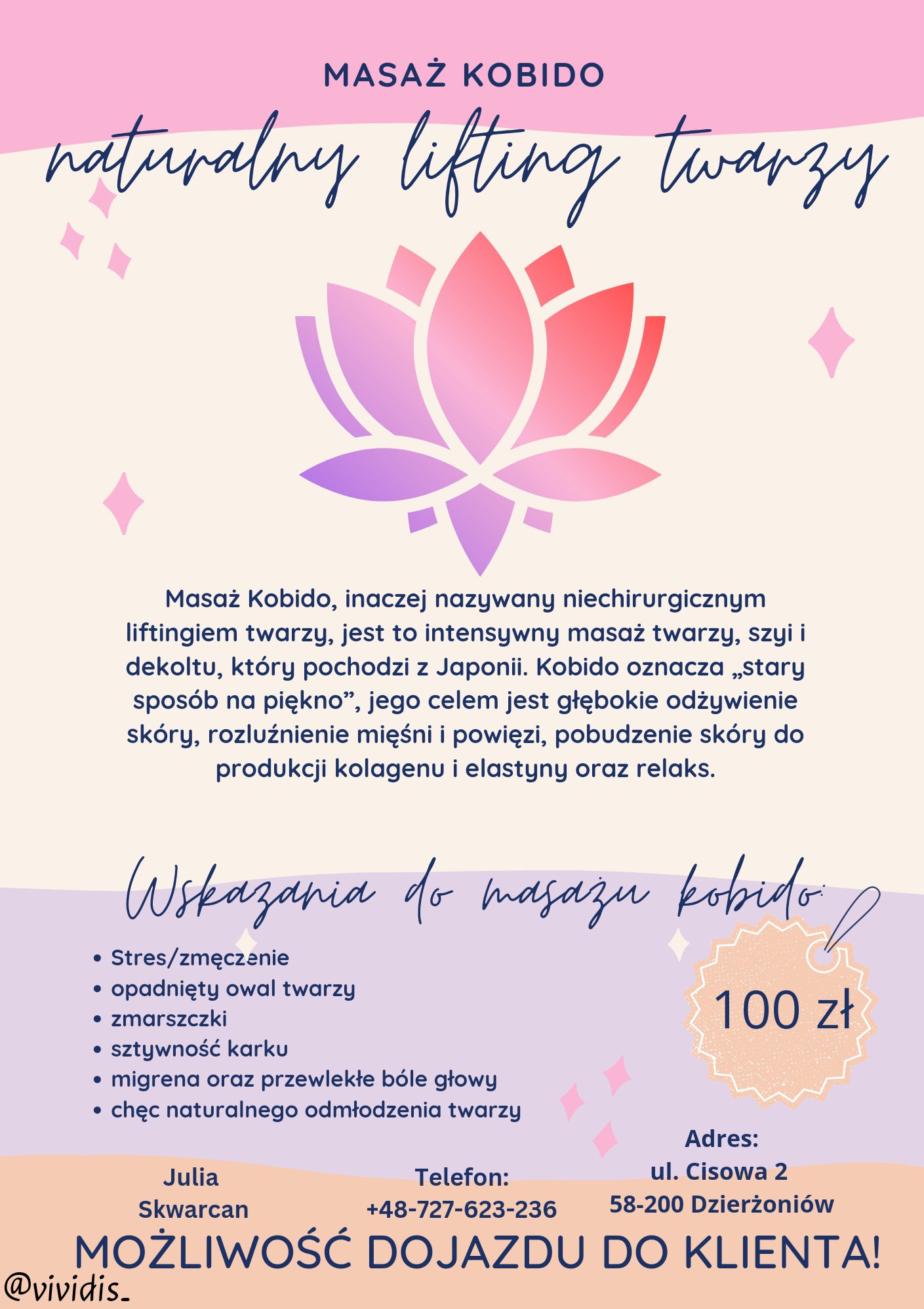 Potrafię również zaprojektować ulotkę czy logo dla danej firmy!