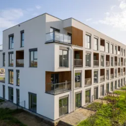 Realizacja elewacji na osiedlu Lavor w Jaworze