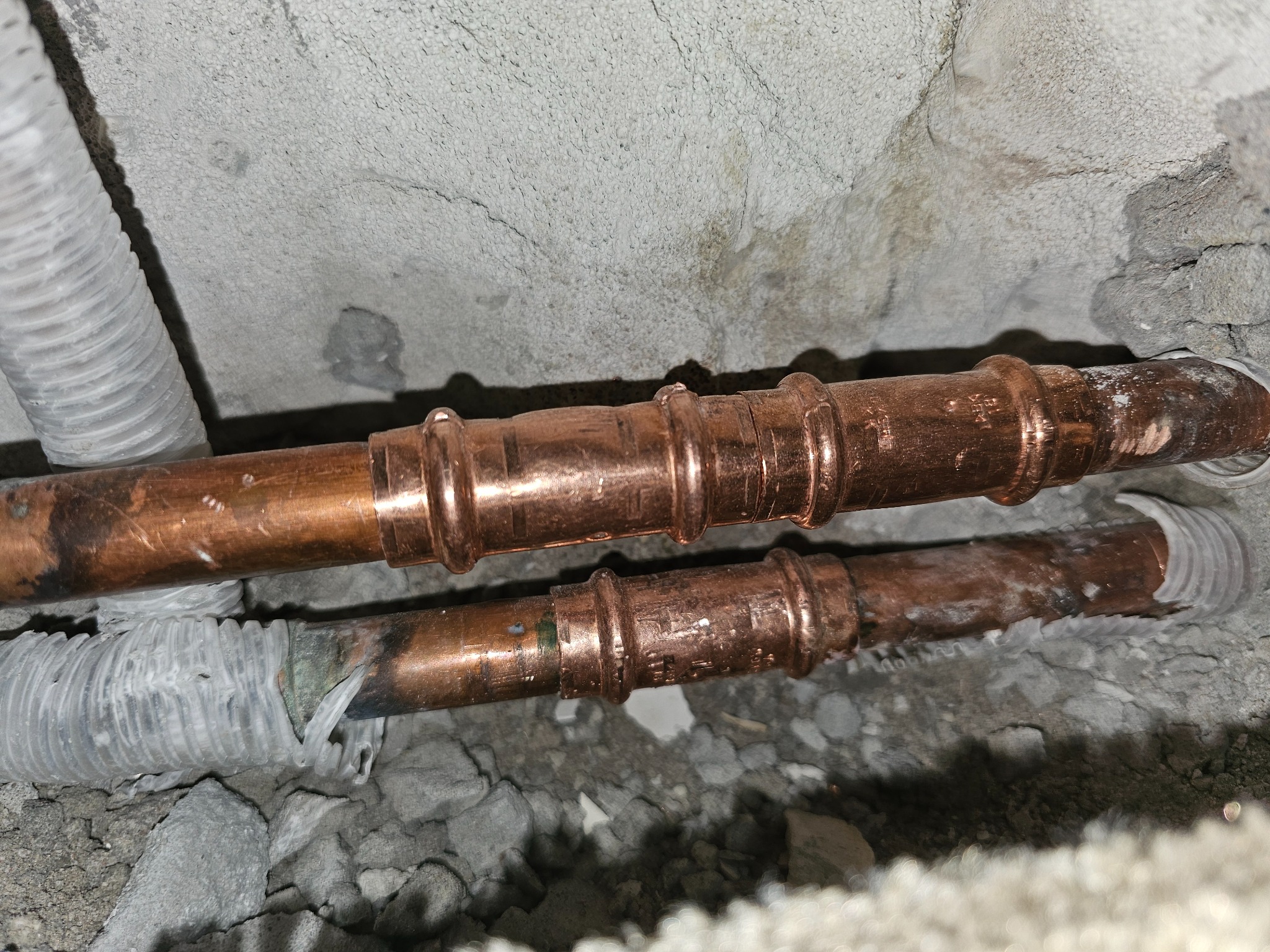 Naprawa instalacji c.o. w miedzi prasowanej