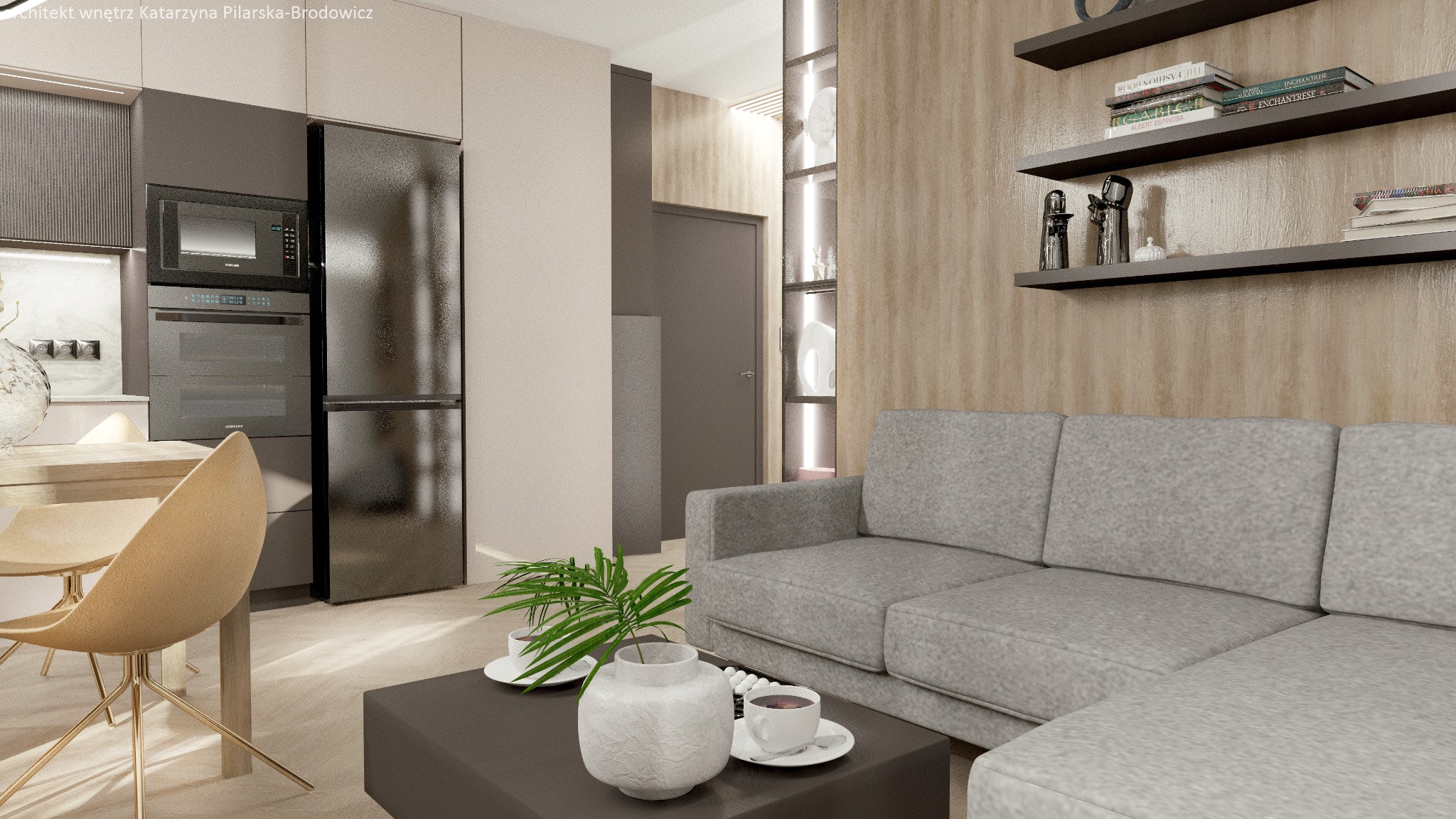 Projekt wnętrza mieszkania w Poznaniu