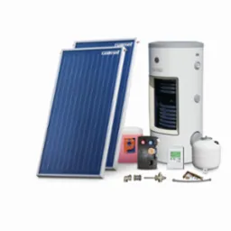 Zestaw solarny 2panele płaskie zbiornik 200L z montażem