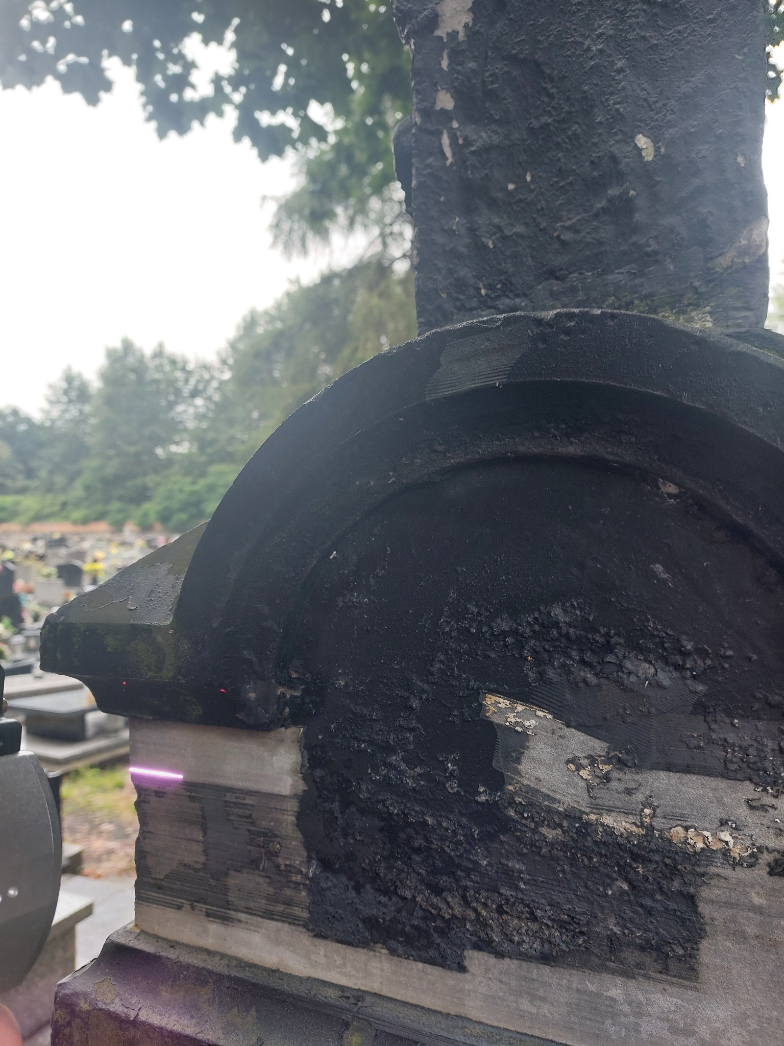 laserowe czyszczenie pomnika