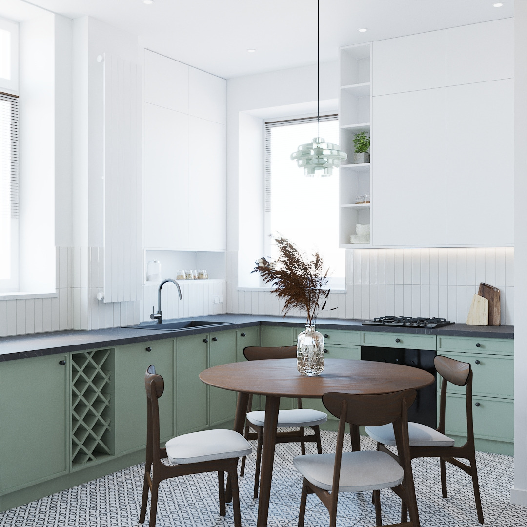 Projekt Kuchni | Styl Eklektyczny