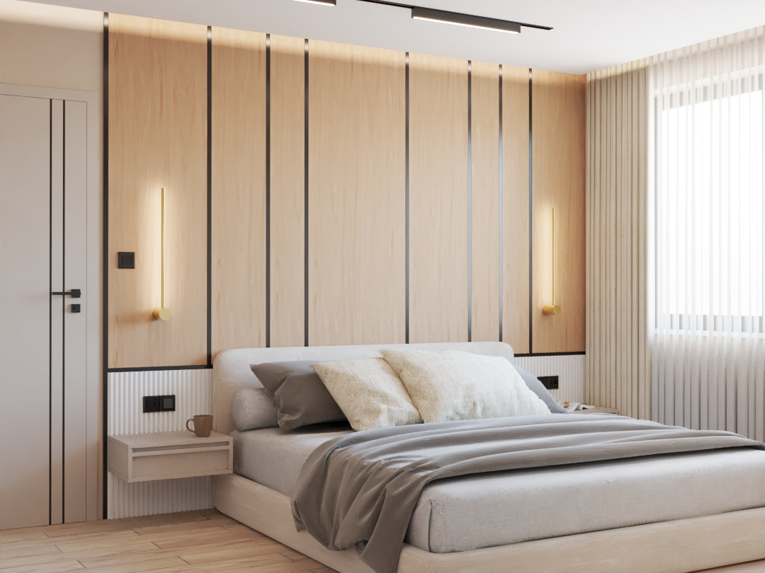 Projekt Sypialni | Styl Modern Classic