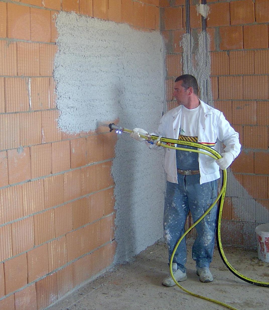 Tynki maszynowe, gipsowe - Częstochowa tynki nakładane agregatem