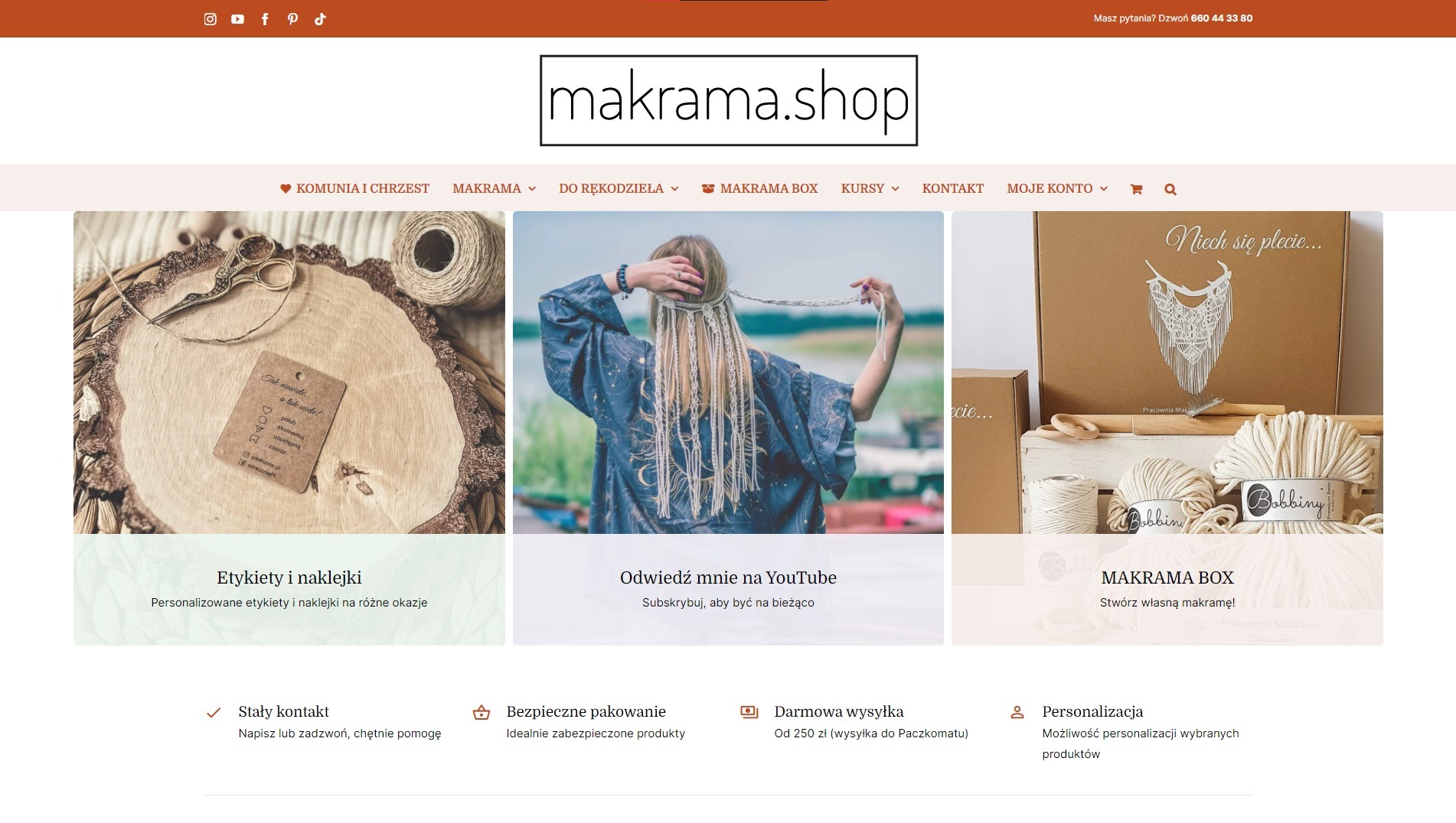 Sklep online z rękodziełem