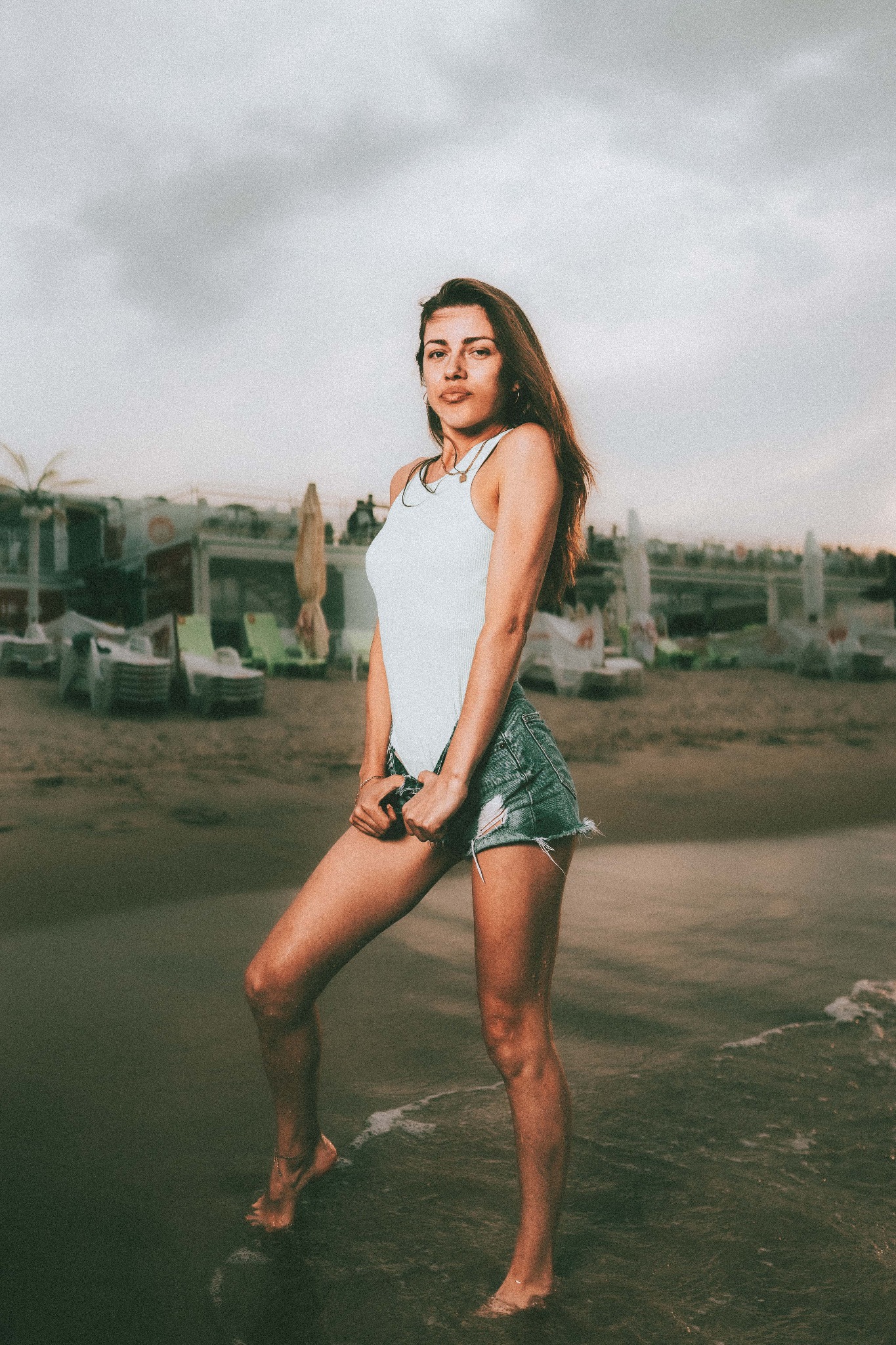 Jastarnia 2021. Spontaniczna sesja na plaży.