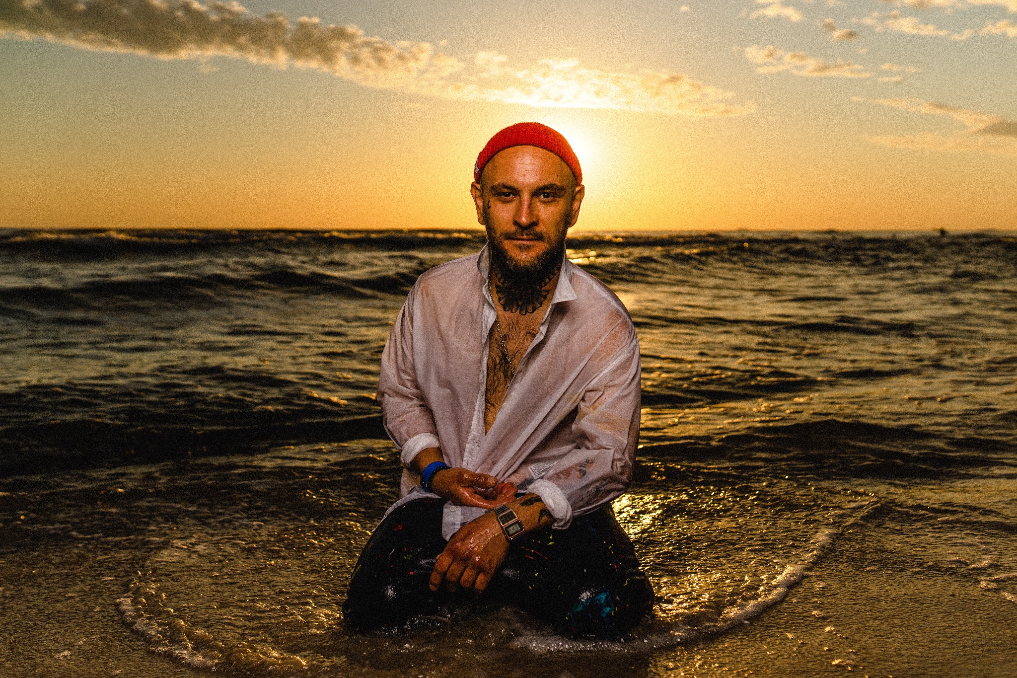 Wschód słońca z Tobiaszem. Jastarnia 2021