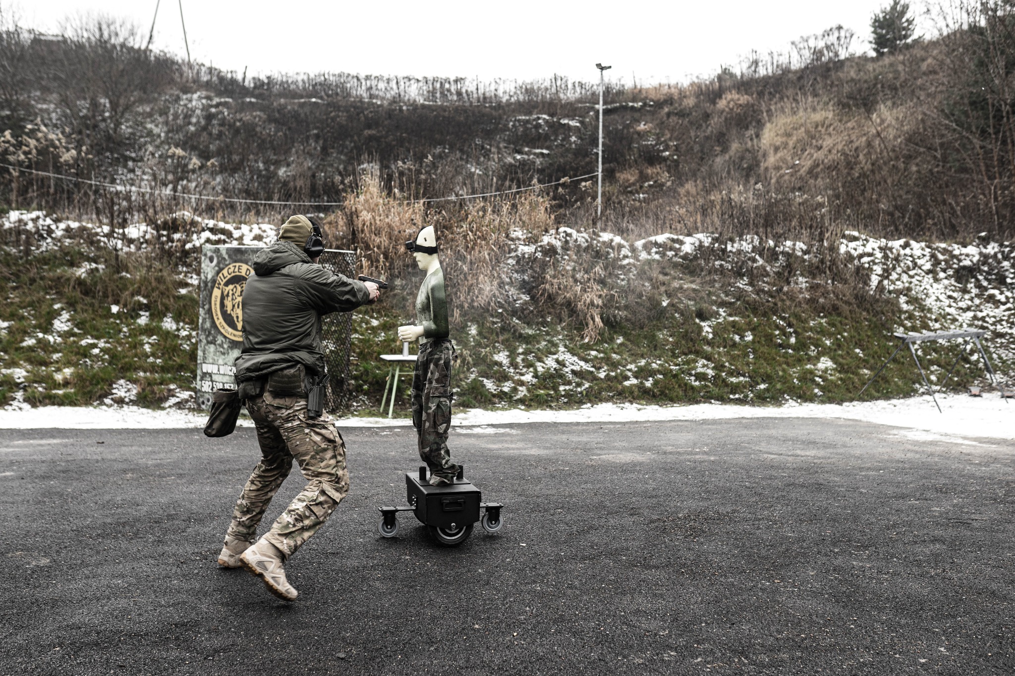Trening strzelecki Żandarmerii Wojskowej. Wilczy Dół 2022