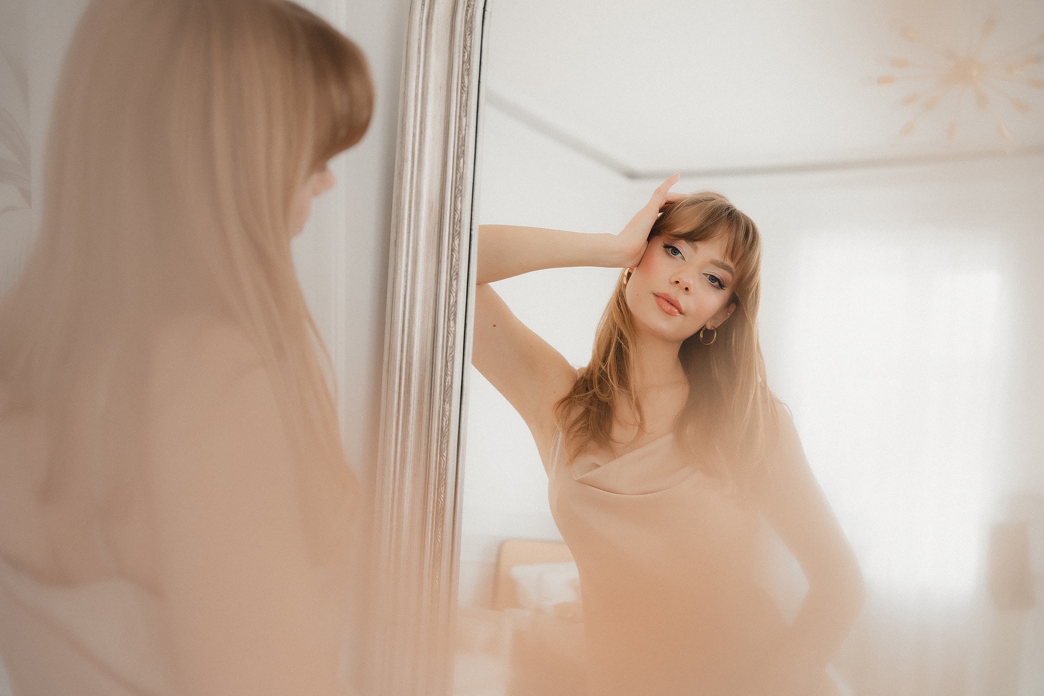 sesja kobieca- romantyczna studio