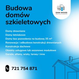 DAMWOOD Budowa domów szkieletowych - Solidne Domy Drewniane Puck
