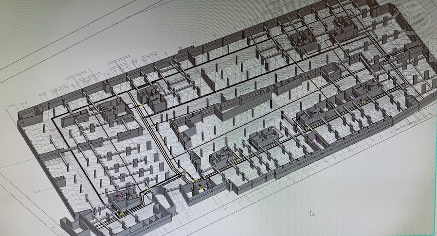 Projekt instalacji elektrycznej w garażu.