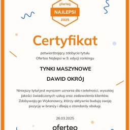 TYNKI MASZYNOWE - Doskonałe Murowanie Kartuzy