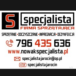 Firma Sprzątająca SPECJALISTA Jacek Nowak - Usługi Sprzątania Jarocin