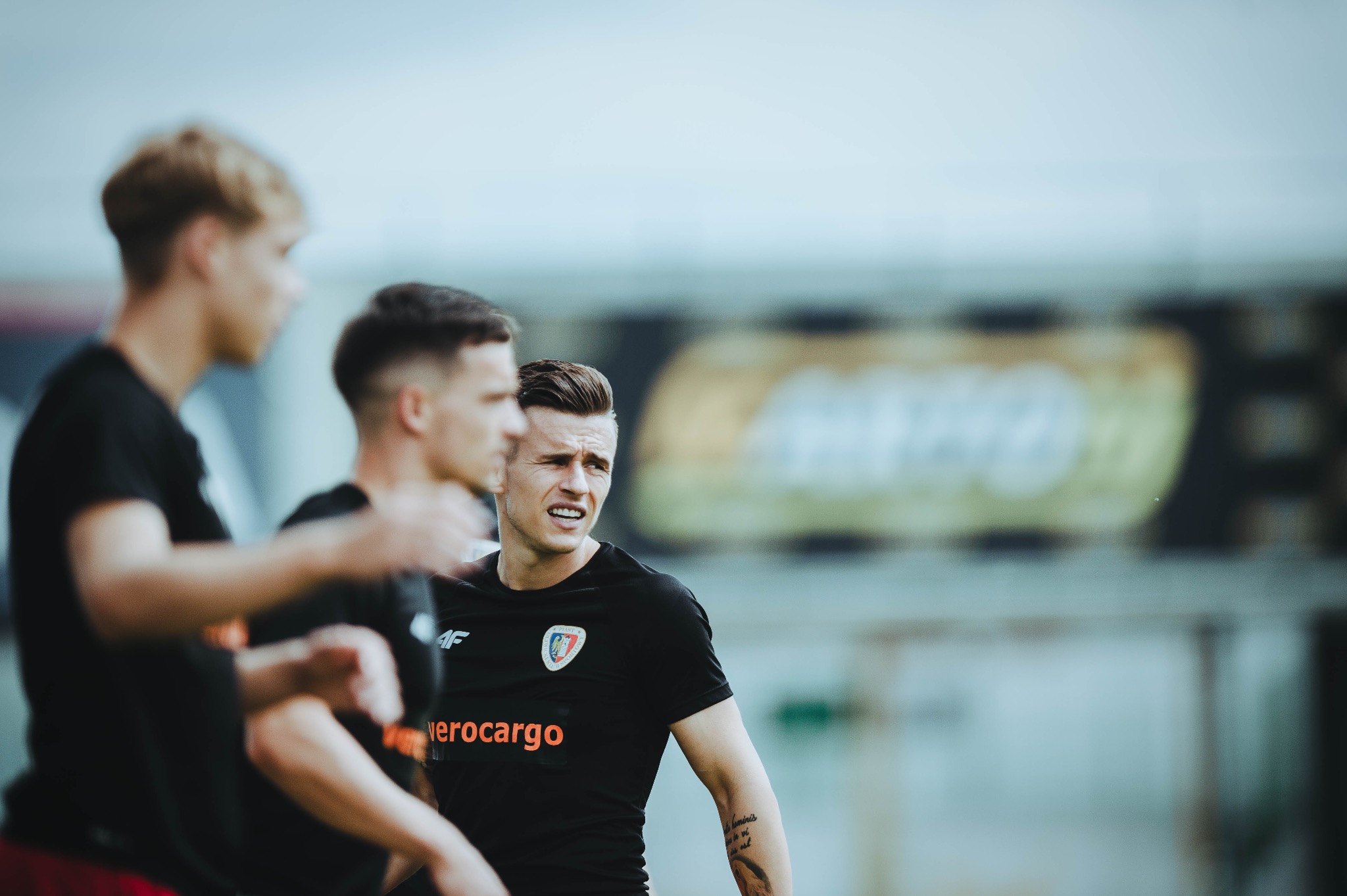 Rozgrzewka przed meczem Stal Mielec - Piast Gliwice