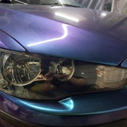 Reflektor zabezpieczony folią PPF