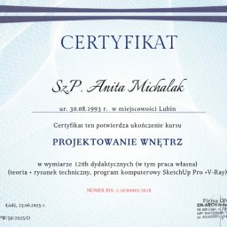 Projektowanie mieszkania Żórawina 1