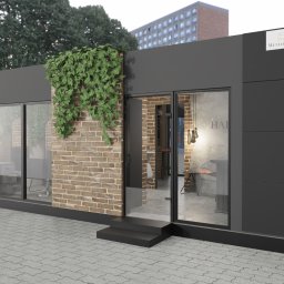 Pawilon Fryzjer/Kosmetyka 36 m2-dwa moduły