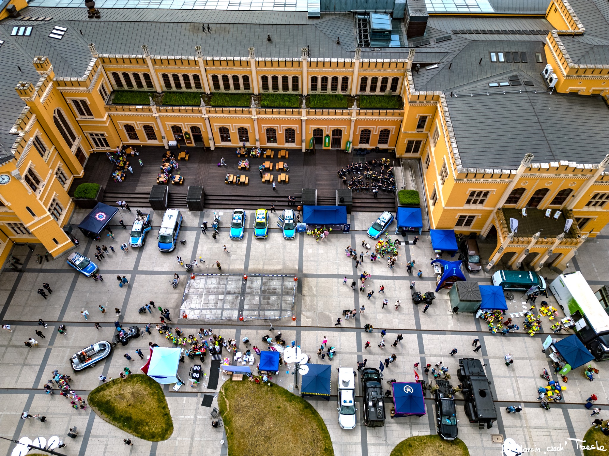 Dworze Główny we Wrocławiu z drona