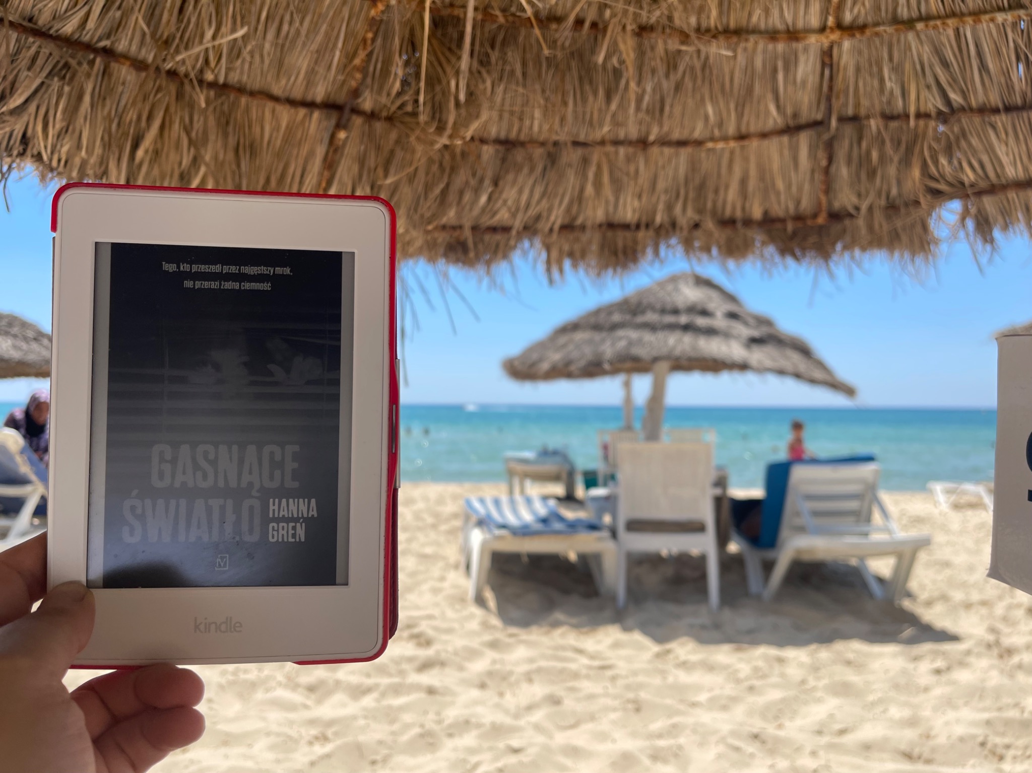 Lokowanie produktu - Kindle nad Morzem Śródziemnym