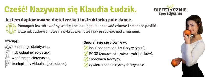 Dyplomowana dietetyczka Klaudia Łudzik, instruktorka pole dance, prezentuje ofertę konsultacji dietetycznych, jadłospisów, współpracy i treningów indywidualnych, specjalizując się...
