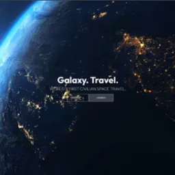 Projekt strony internetowej - 'Galaxy Travel' dla klienta
