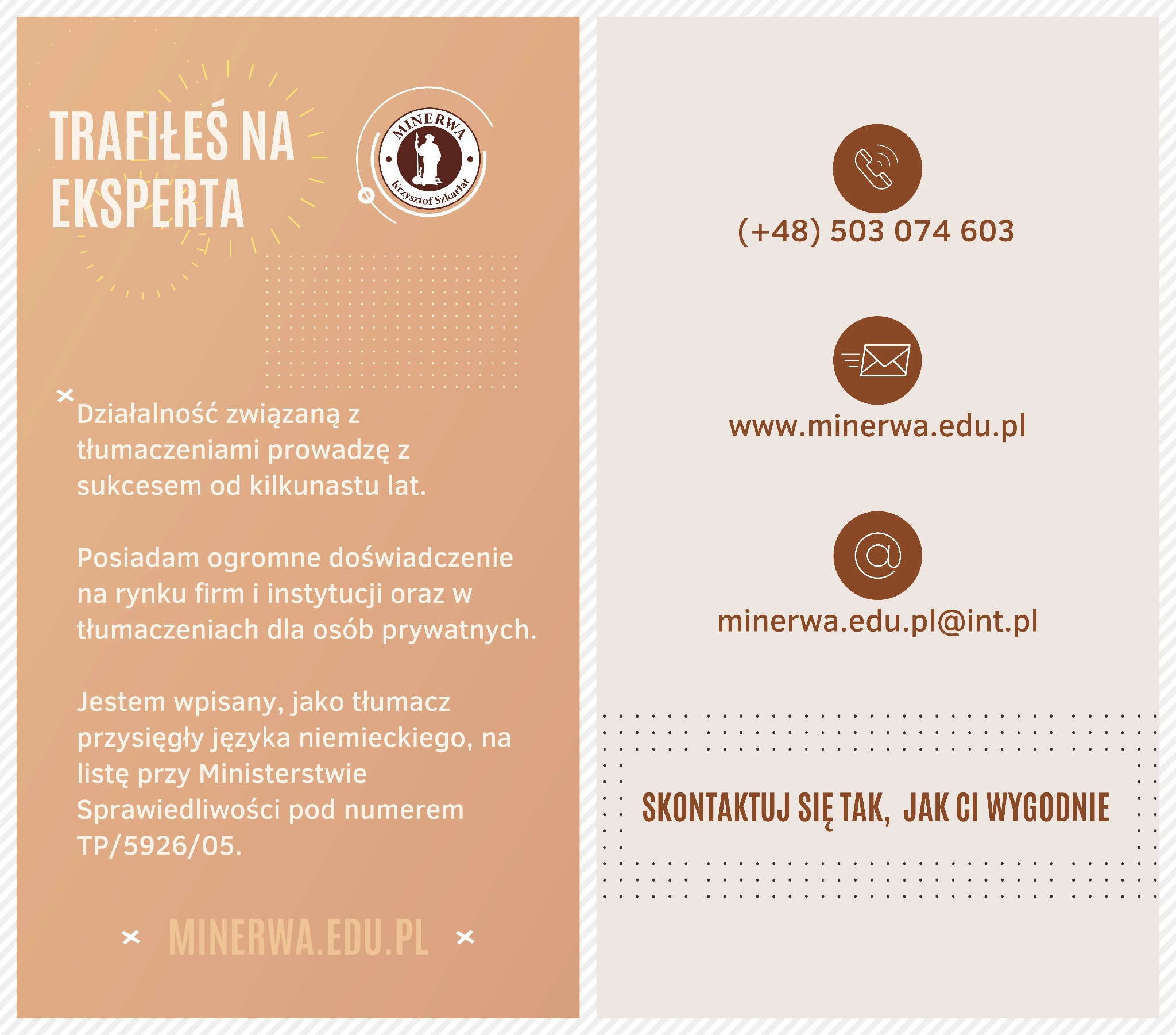 Kontakt z ekspertem.