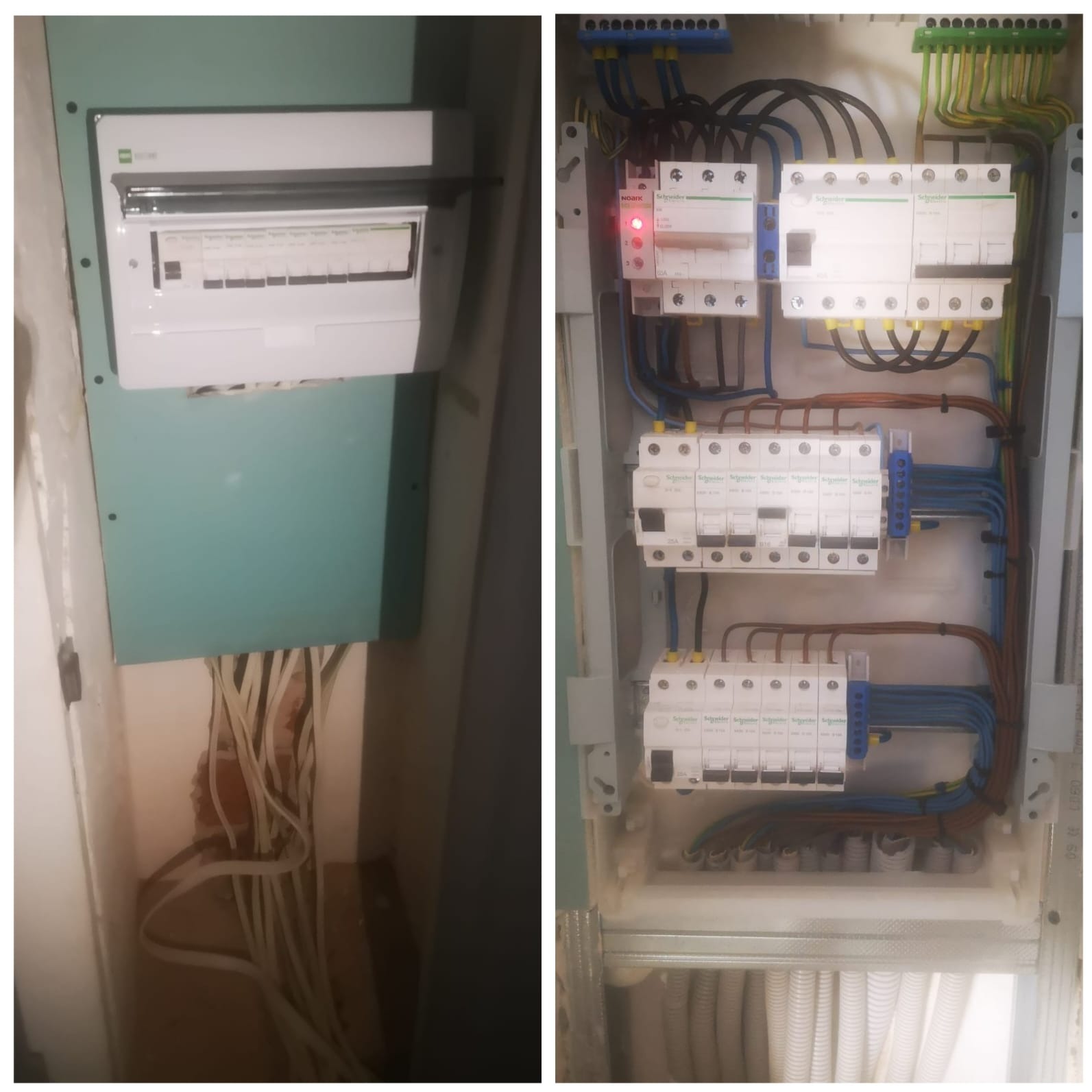 Wymiana rozdzielnicy po firmie wykończeniowej