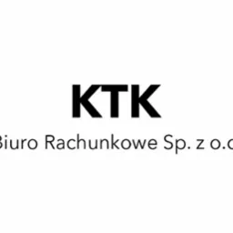Logo firmy KTK Biuro Rachunkowe Sp. z o.o. na białym tle.