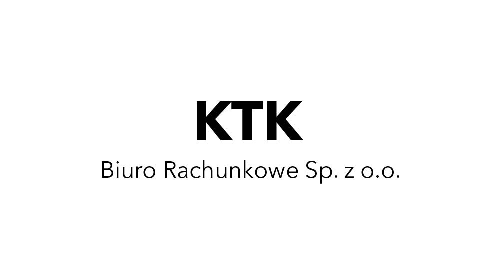 Logo firmy KTK Biuro Rachunkowe Sp. z o.o. na białym tle.