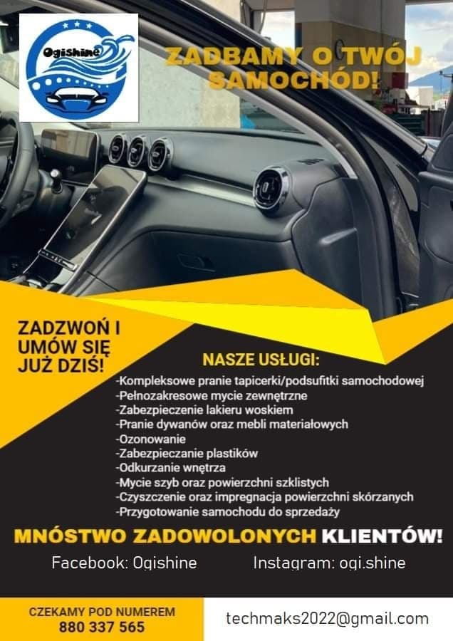 Serdecznie zapraszamy pranie tapicerki samochodowej i meblowej.
