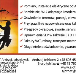 "AJOT" Andrzej Jędrzejowski - Instalatorstwo telekomunikacyjne Jelenia Góra