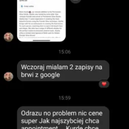 Rekomendajca klientki co do działań marketingowych na Google.