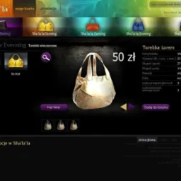 Sklep internetowy z torebkami wykonany w 2008 roku.