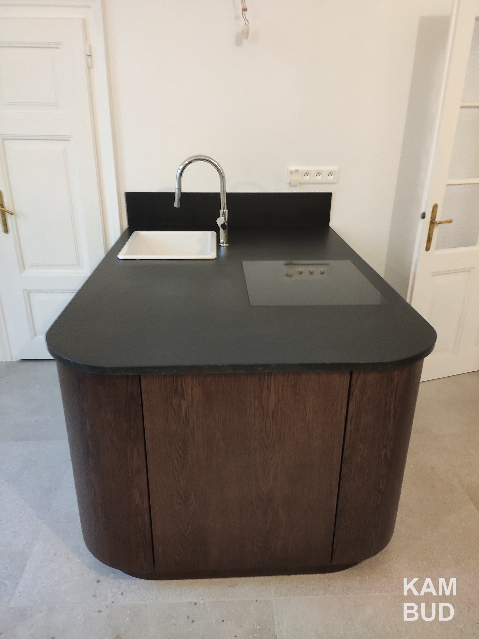 Granitowe blaty kuchenne.