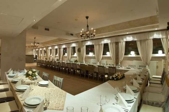 Pod Aniołem w Szczecinie układ stołów