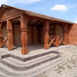 Tarasy drewniane Lubartów 2