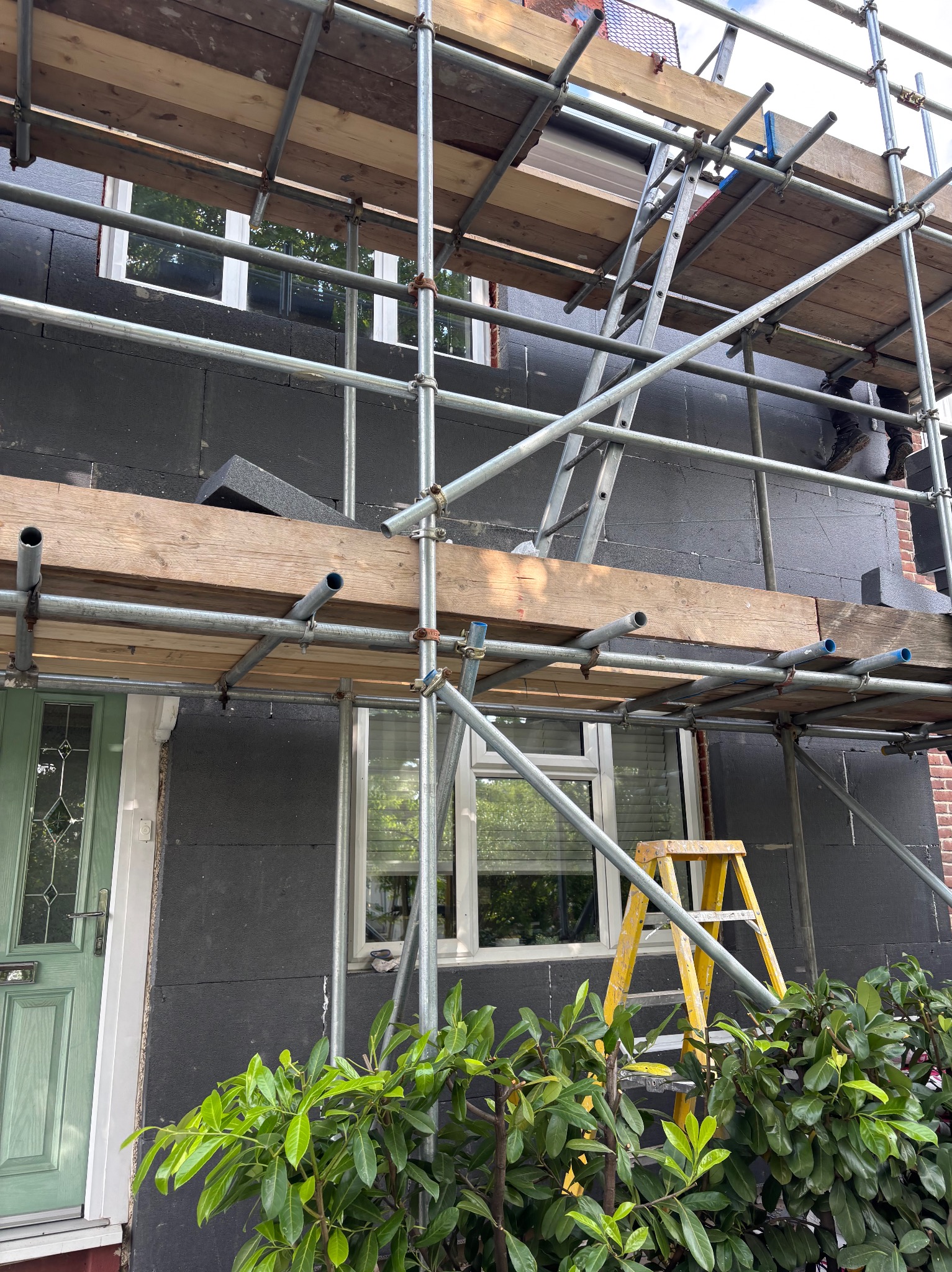 Dociplenie budynku w zabudowie szeregowej London